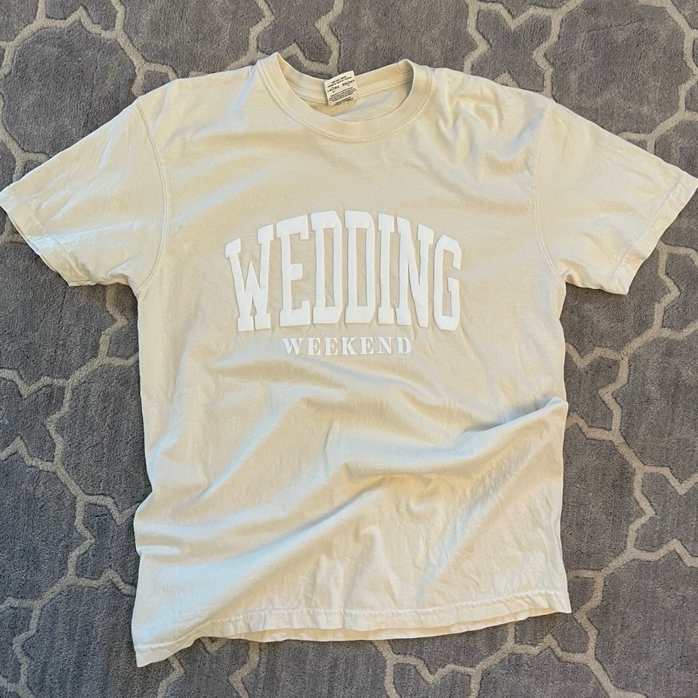 Wedding Weekend Varsity t-shirt
